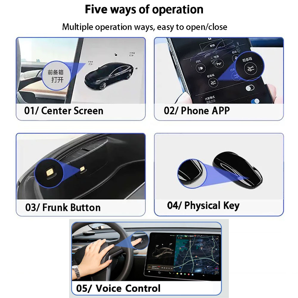 Gen2 Auto Power Frunk for Tesl - đánh giá và giá Heavy Equipment Lift